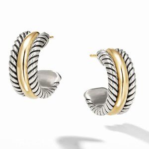 David Yurman Cable Collectibles Huggie Hoop Earrings